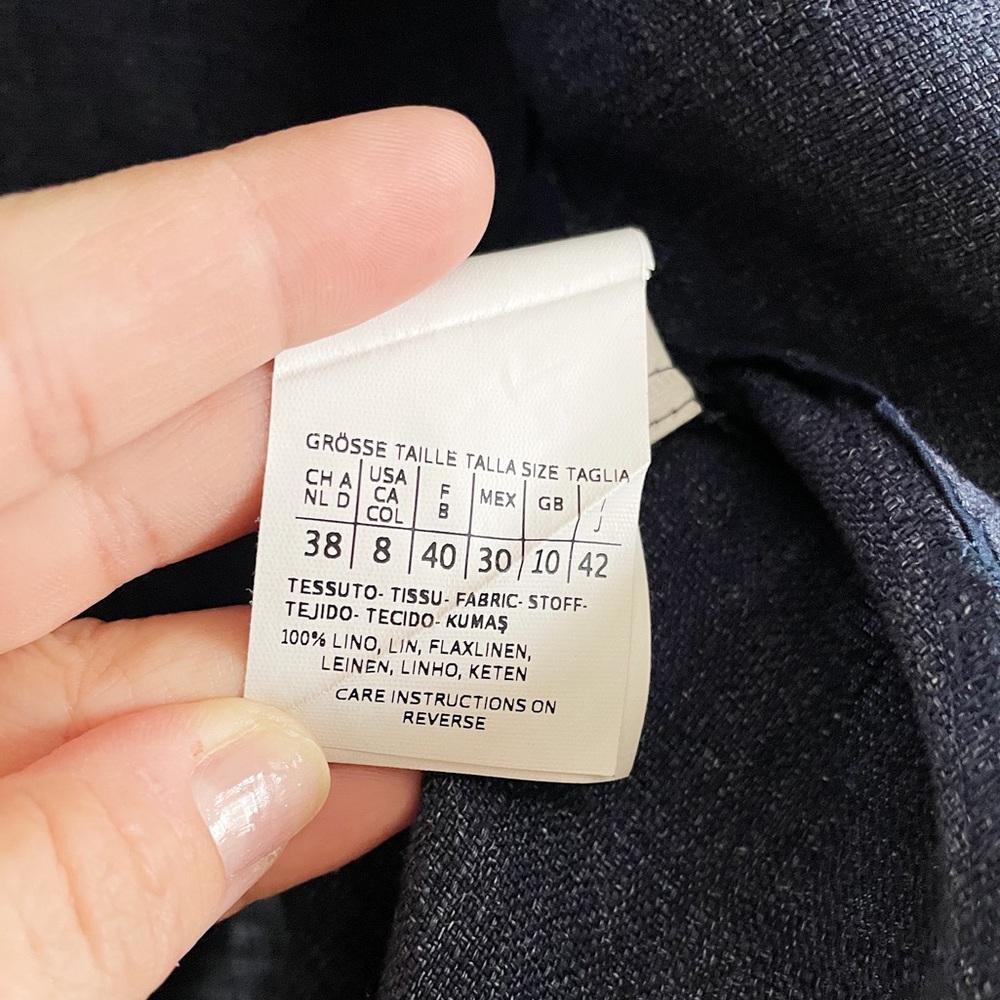 MaxMara || Linen Weekend Blazer - Picture 6 of 6